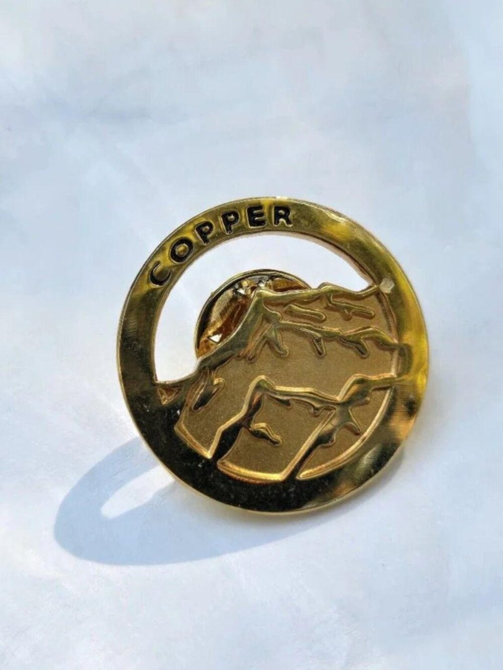 80's Copper Mountain Resort Lapel Pin Ski Resort Colorado Travel Souvenir Vtg